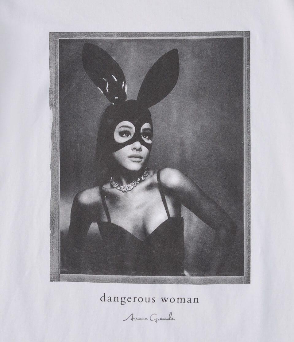 Aéropostale Ariana Grande Dangerous Woman Relaxed Graphic Tee White