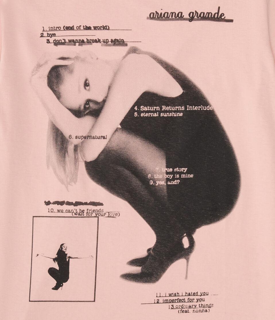Aéropostale Ariana Grande Oversized Graphic Tee Natural