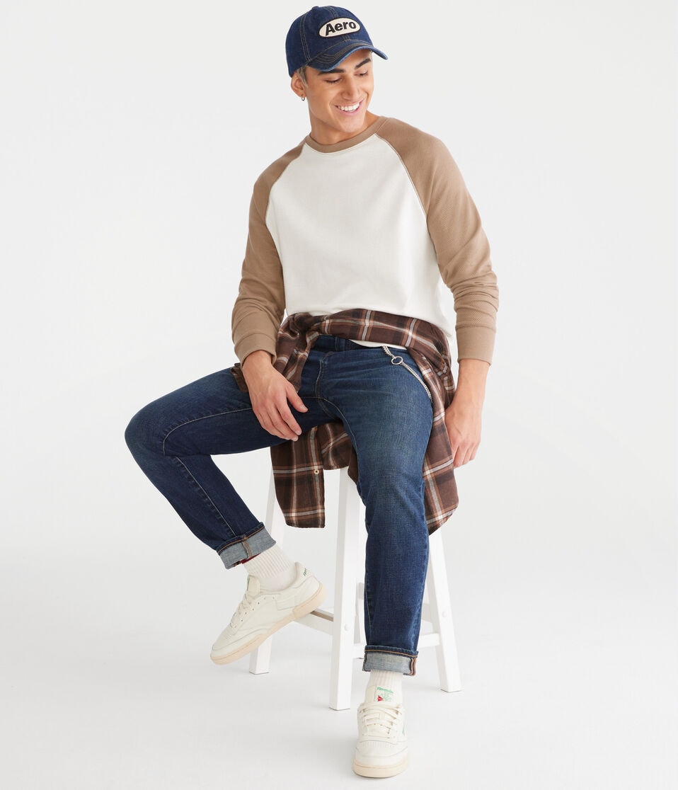 Aéropostale Athletic Skinny Premium Air Jean Dark Wash