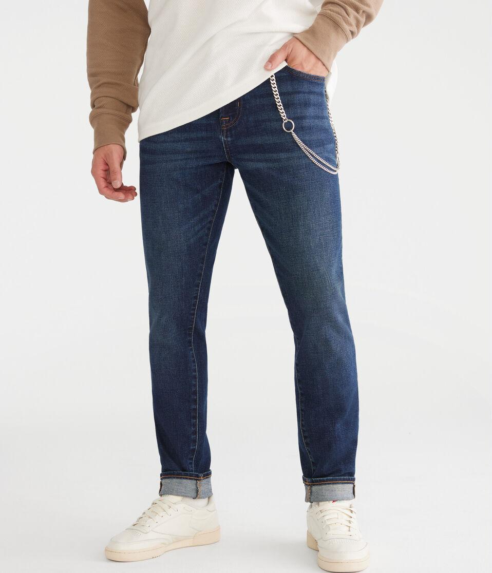 aéropostale Athletic Skinny Premium Air Jean dark wash