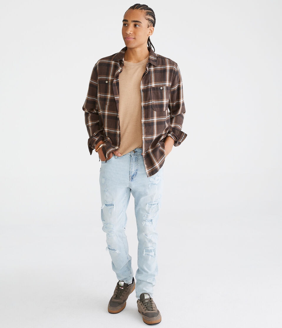 Aéropostale Athletic Skinny Premium Air Jean Light Wash