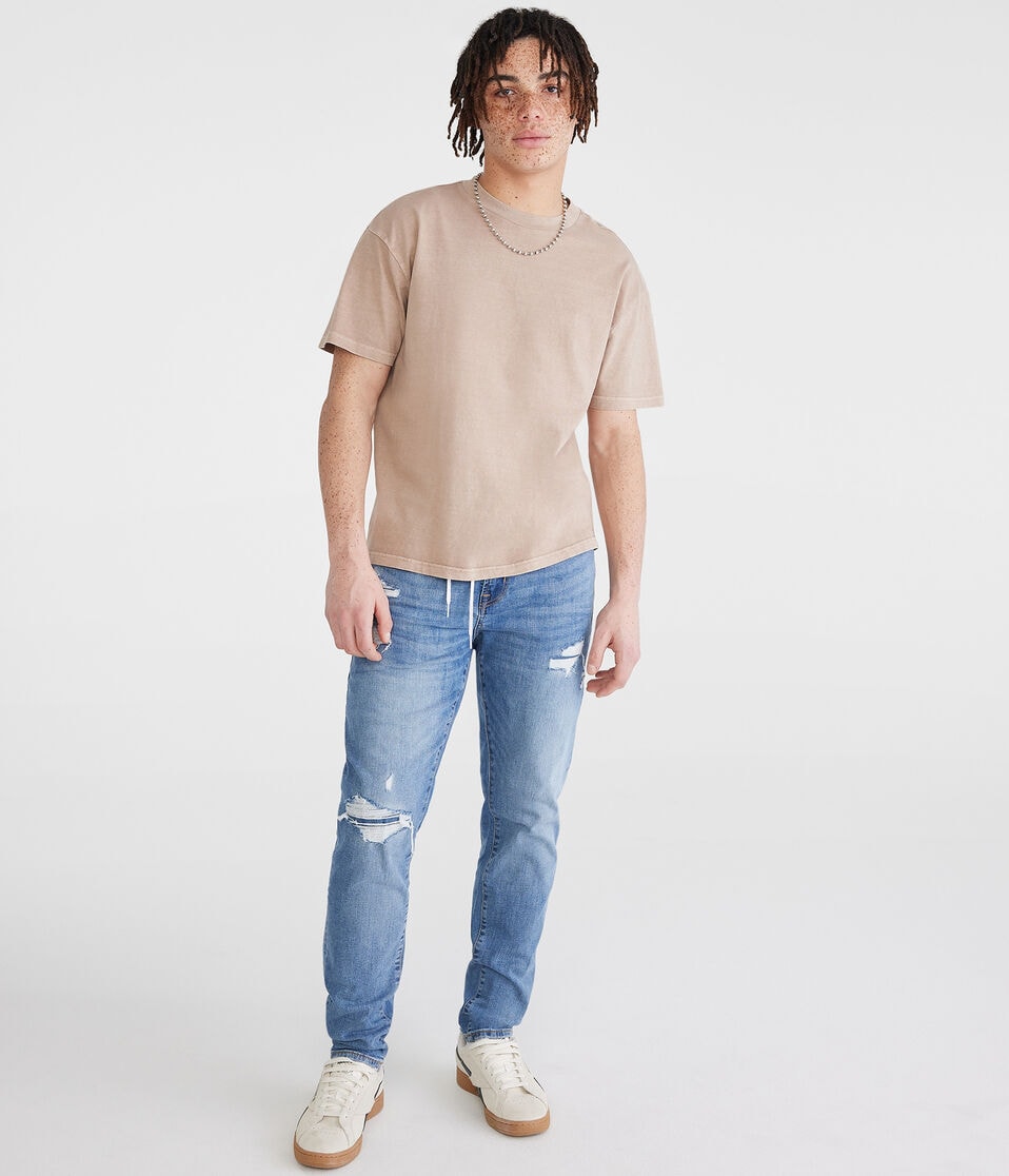 Aéropostale Athletic Skinny Premium Air Jean Medium Wash