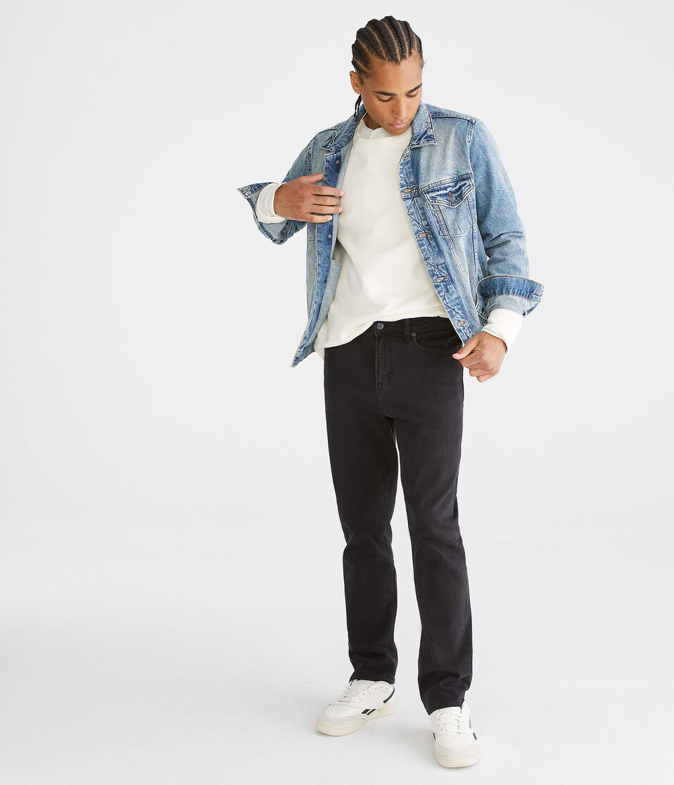 Aéropostale Athletic Straight Premium Air Jean Black Wash