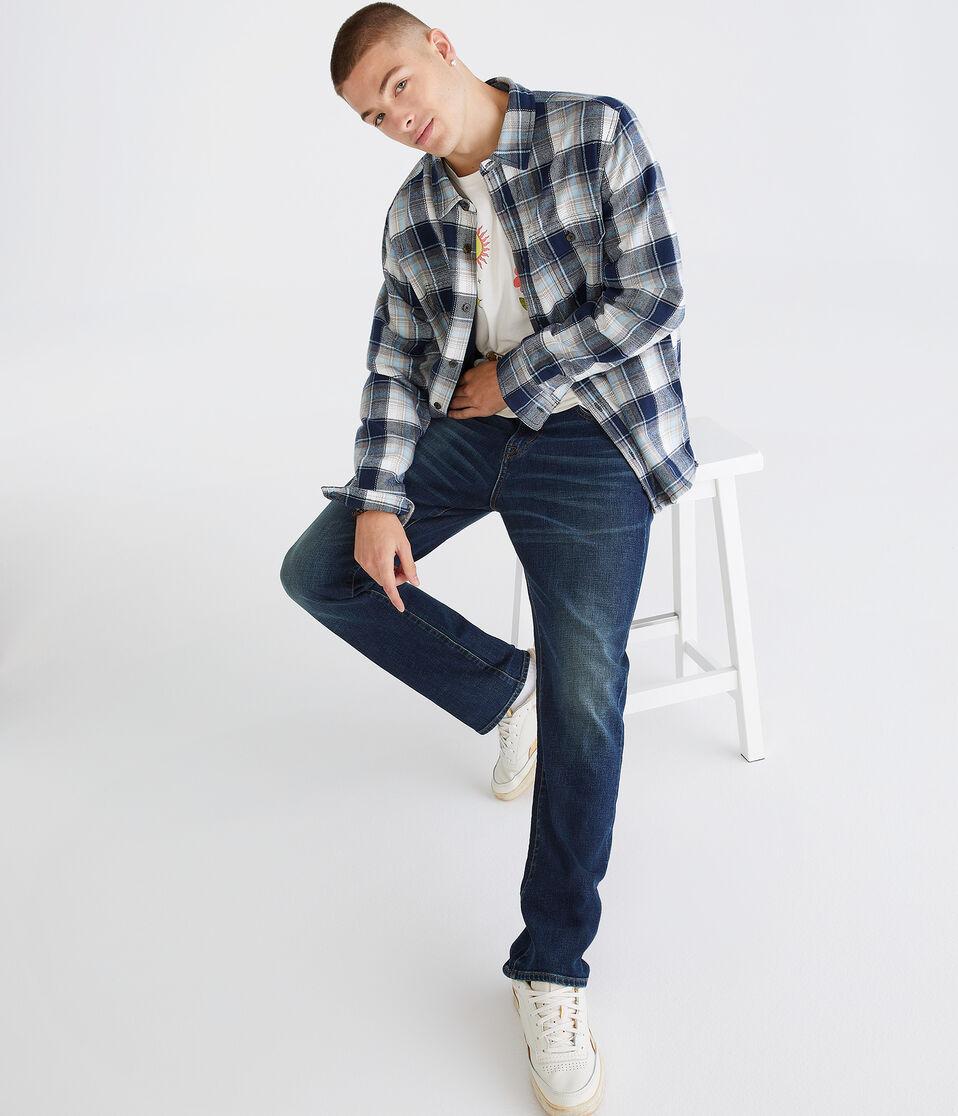 Aéropostale Athletic Straight Premium Air Jean Dark Wash