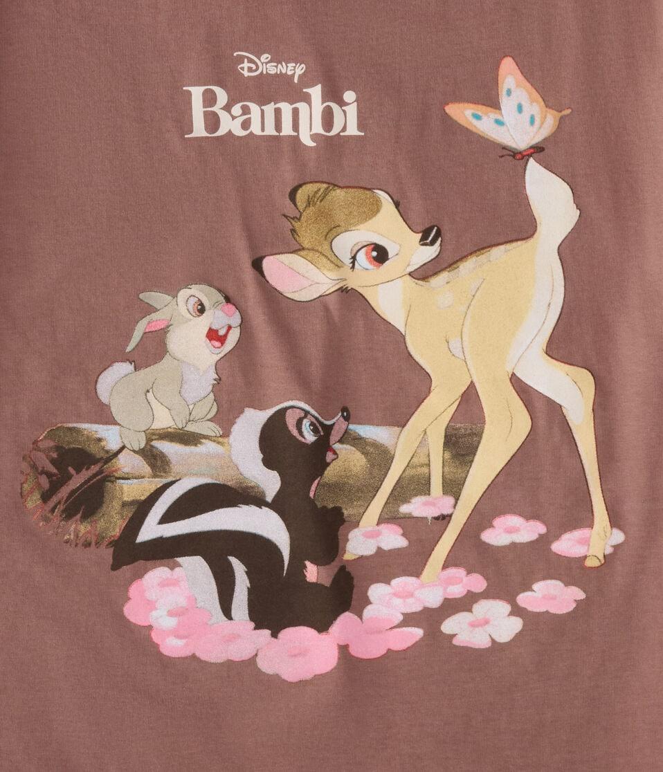 Aéropostale Bambi & Friends Oversized Graphic Tee Brown