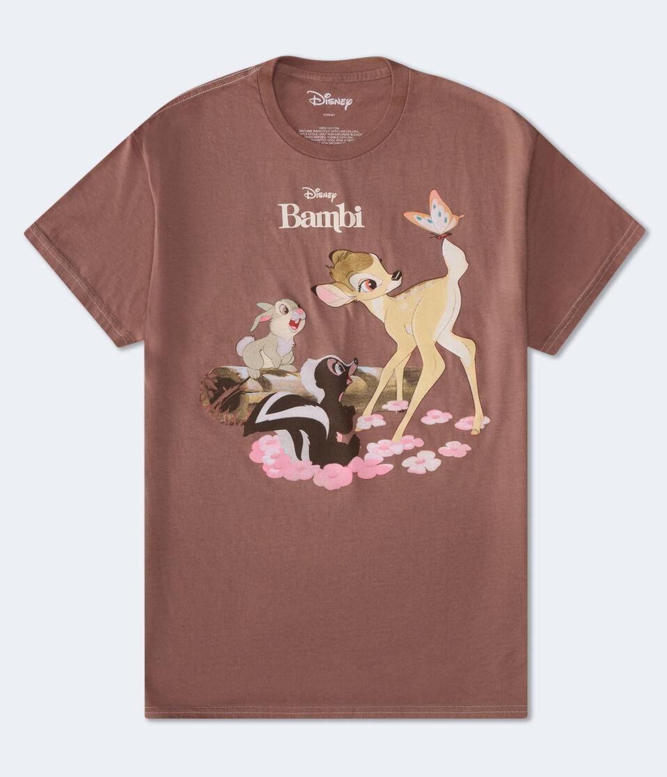 aéropostale Bambi & Friends Oversized Graphic Tee brown