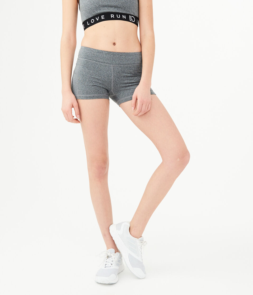 aéropostale Best Booty Ever Heathered Volleyball Shorts charcoal heather grey