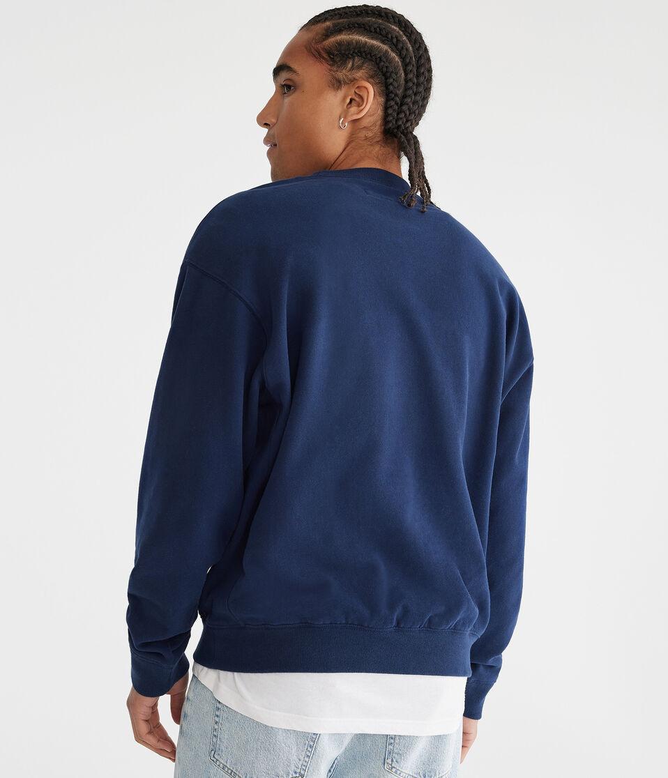 Aéropostale Beverly Hills Crew Sweatshirt Cadet Navy