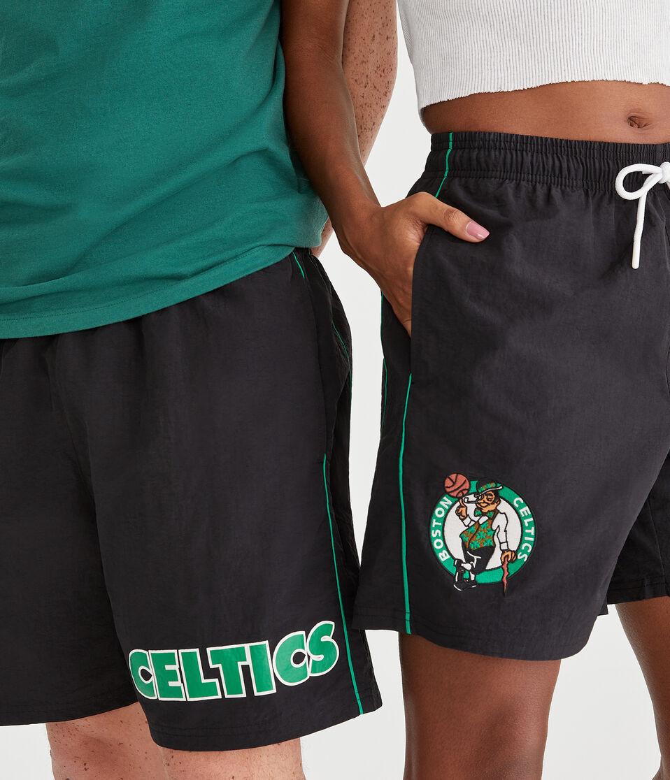 Aéropostale Boston Celtics Nylon Shorts 6.5" Black Fox