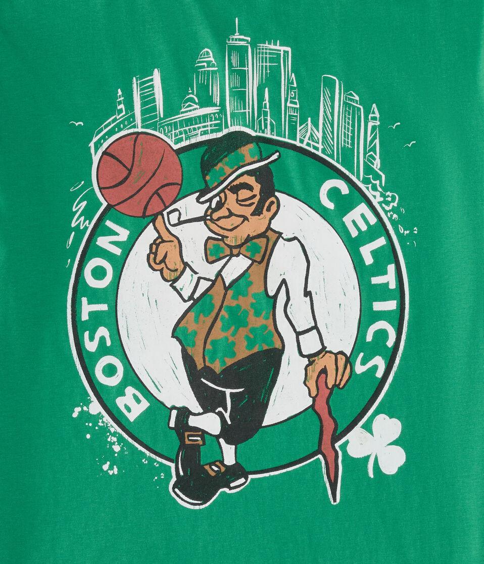 Aéropostale Boston Celtics Relaxed Graphic Tee Green