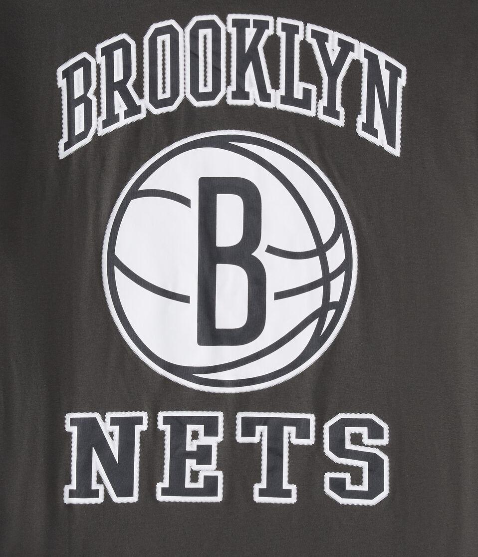 Aéropostale Brooklyn Nets Relaxed Graphic Tee Black