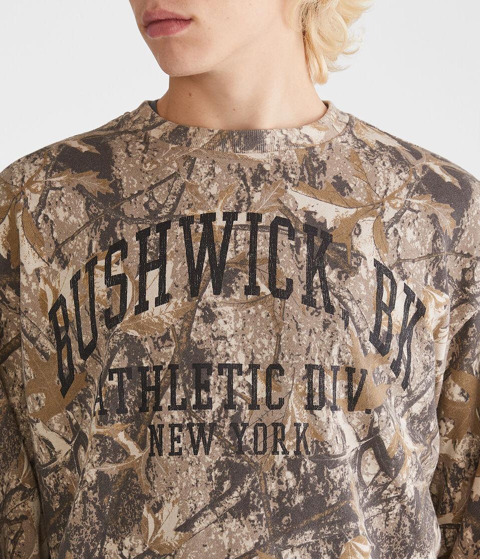 Aéropostale Bushwick Forest Camo Crew Sweatshirt Garland