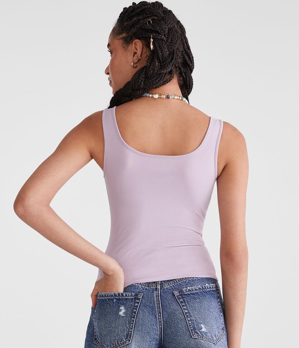 Aéropostale Buttery Soft Sweetheart Tank Orchid Ice