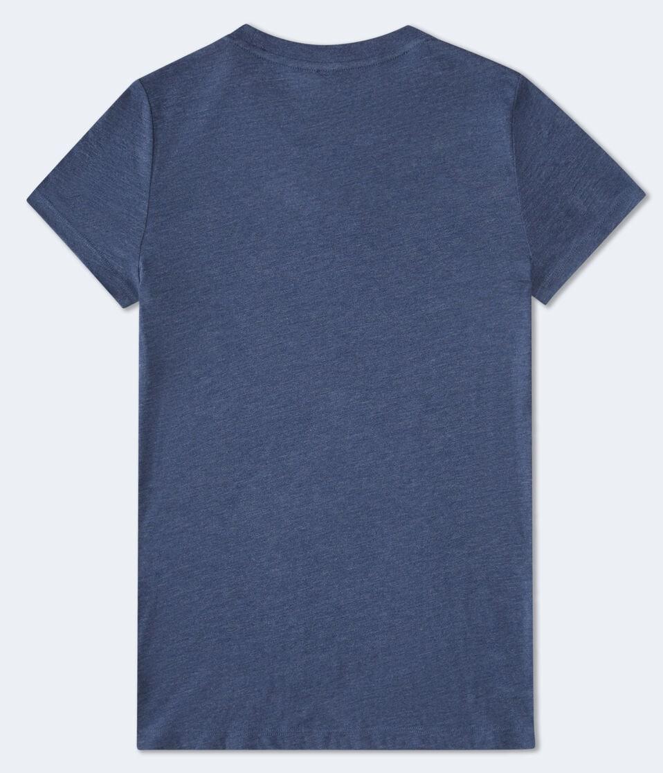 Aéropostale California Butterfly Graphic Tee Blue Wish