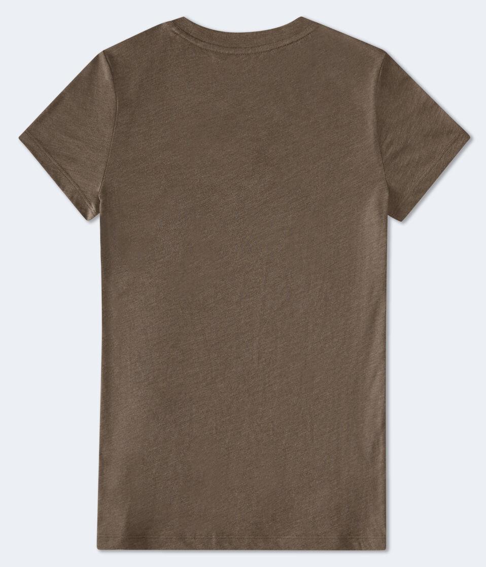 Aéropostale California Butterfly Graphic Tee Dark Brown