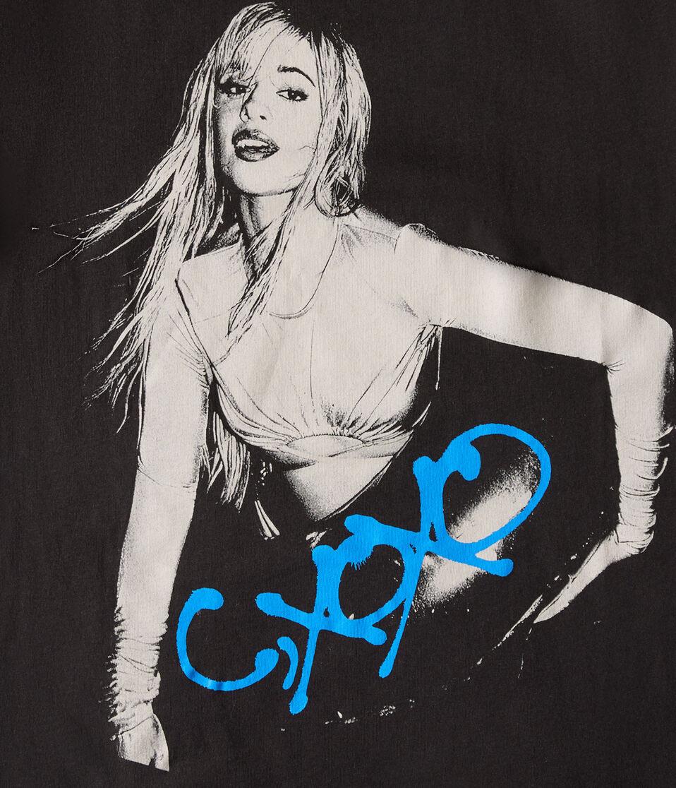 Aéropostale Camilla Cabello XOXO Oversized Graphic Tee Black