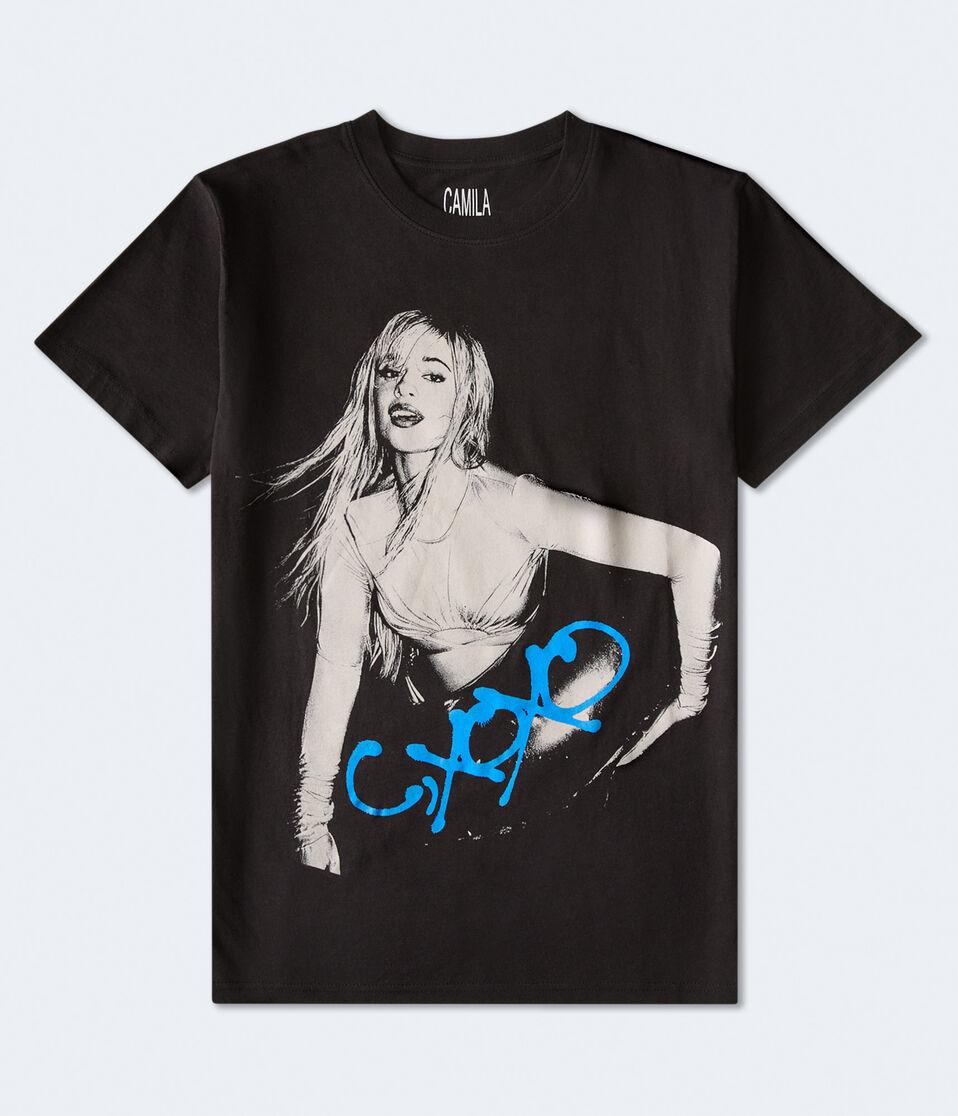 aéropostale Camilla Cabello XOXO Oversized Graphic Tee black