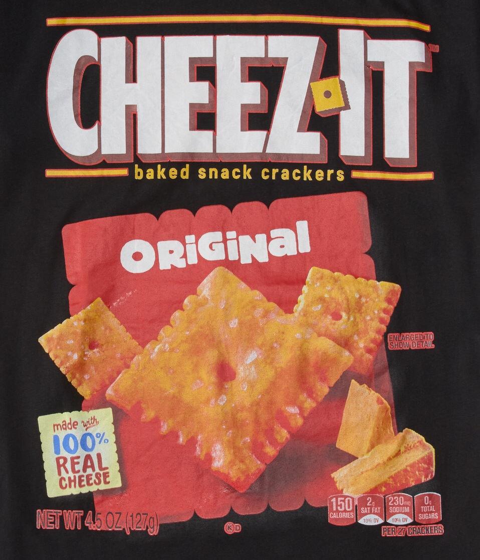 Aéropostale Cheez-It Crackers Relaxed Graphic Tee Black