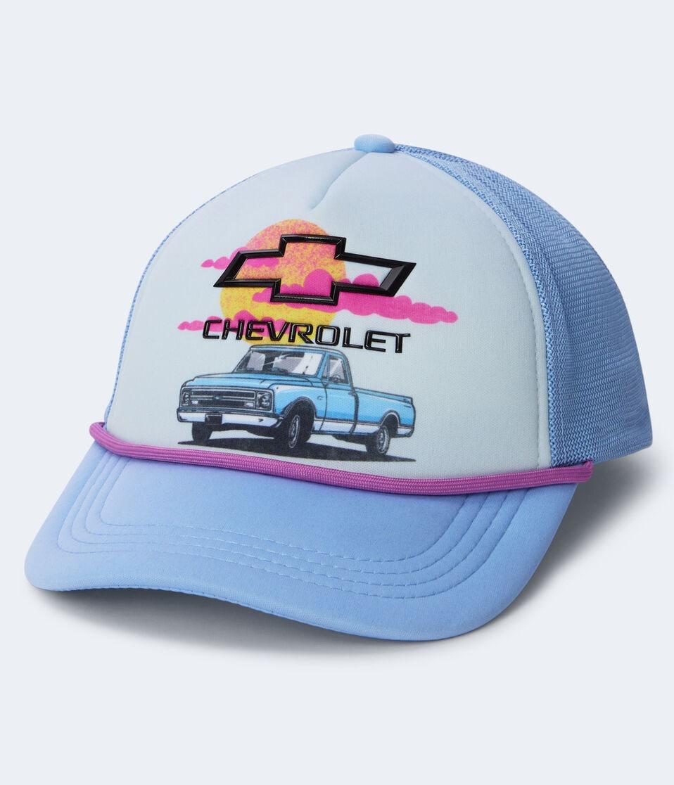 aéropostale Chevrolet Pickup Adjustable Foam Trucker Hat bleach