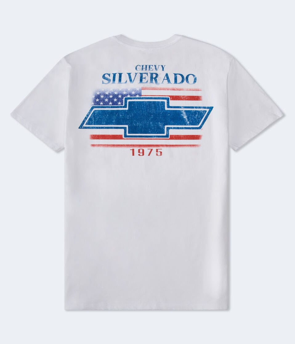 aéropostale Chevy Silverado Relaxed Graphic Tee white