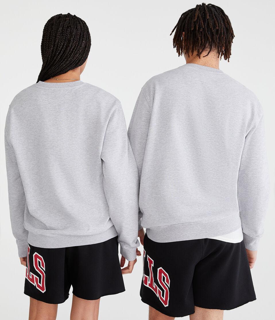 Aéropostale Chicago Bulls Crew Sweatshirt Light Heather Grey