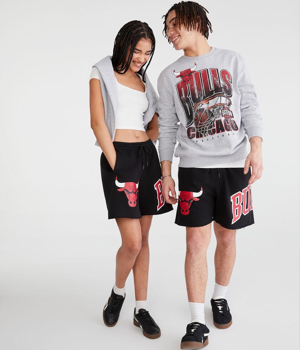Aéropostale Chicago Bulls Fleece Shorts 6" Black Fox
