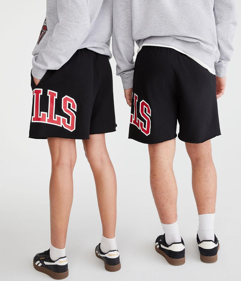 Aéropostale Chicago Bulls Fleece Shorts 6" Black Fox