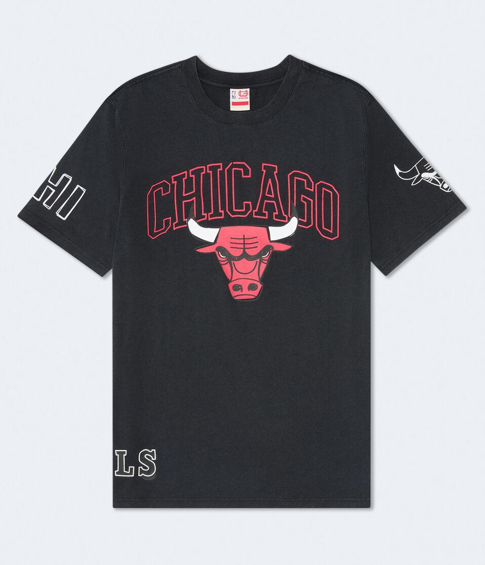 aéropostale Chicago Bulls Sketch Relaxed Graphic Tee black
