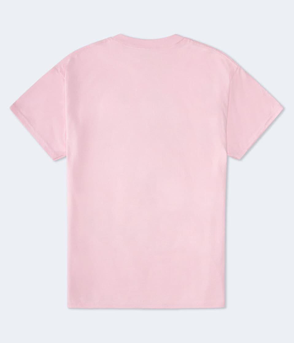 Aéropostale Classic Mickey Mouse Oversized Graphic Tee Pink Note