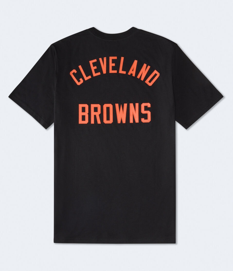 Aéropostale Cleveland Browns Mini Logo Relaxed Graphic Tee Black