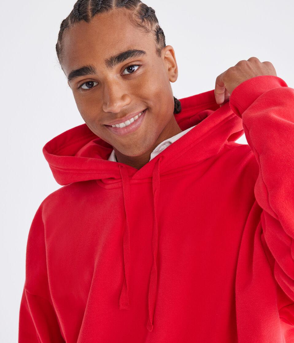 Aéropostale Cloud Soft Pullover Hoodie Lollipop Red