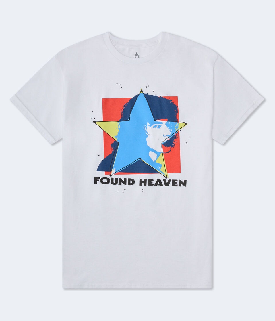 aéropostale Conan Gray Found Heaven Oversized Graphic Tee white