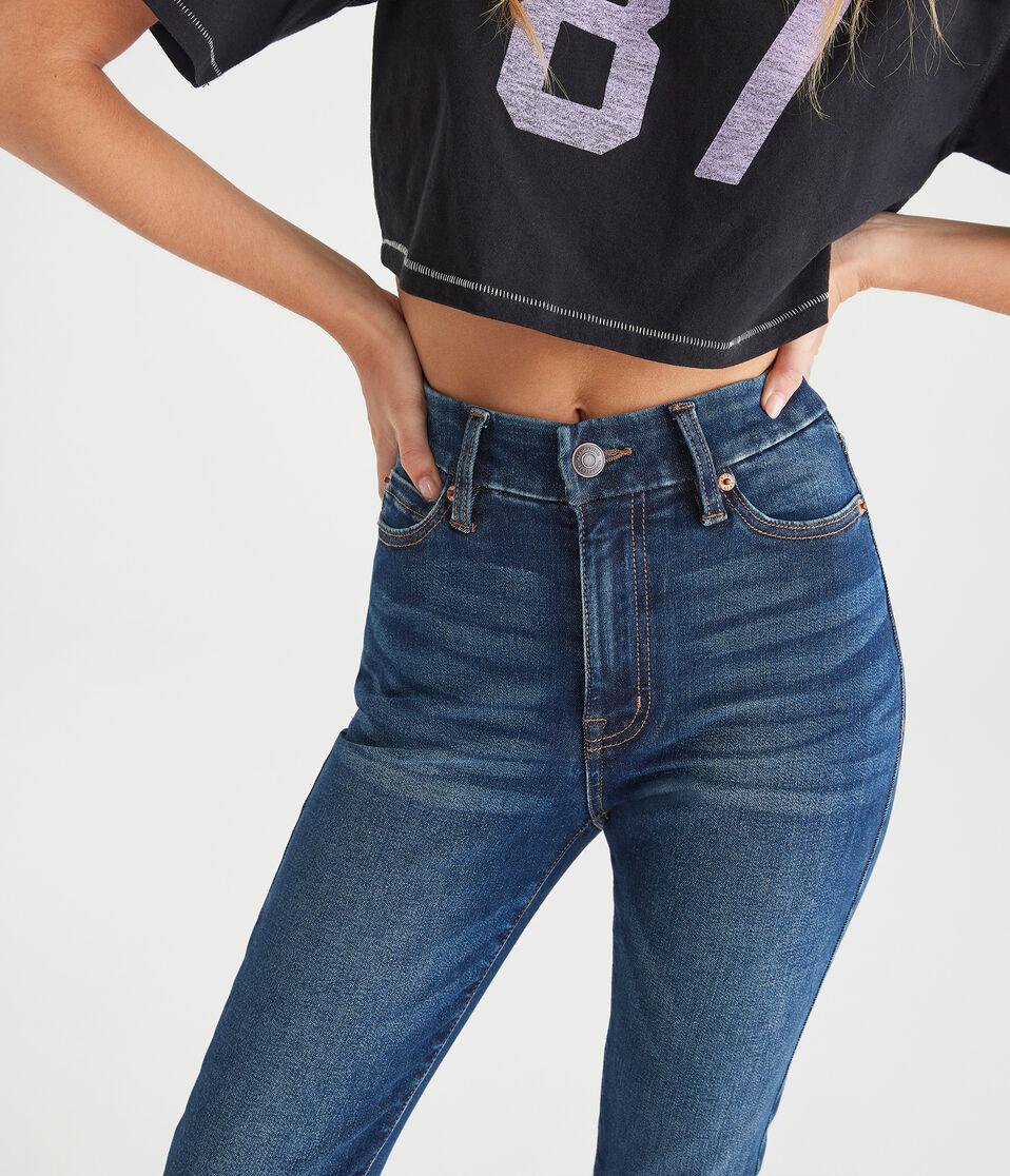 Aéropostale Curvy Premium High-Rise Jegging With LYCRA® FREEF T® Technology Dark Wash