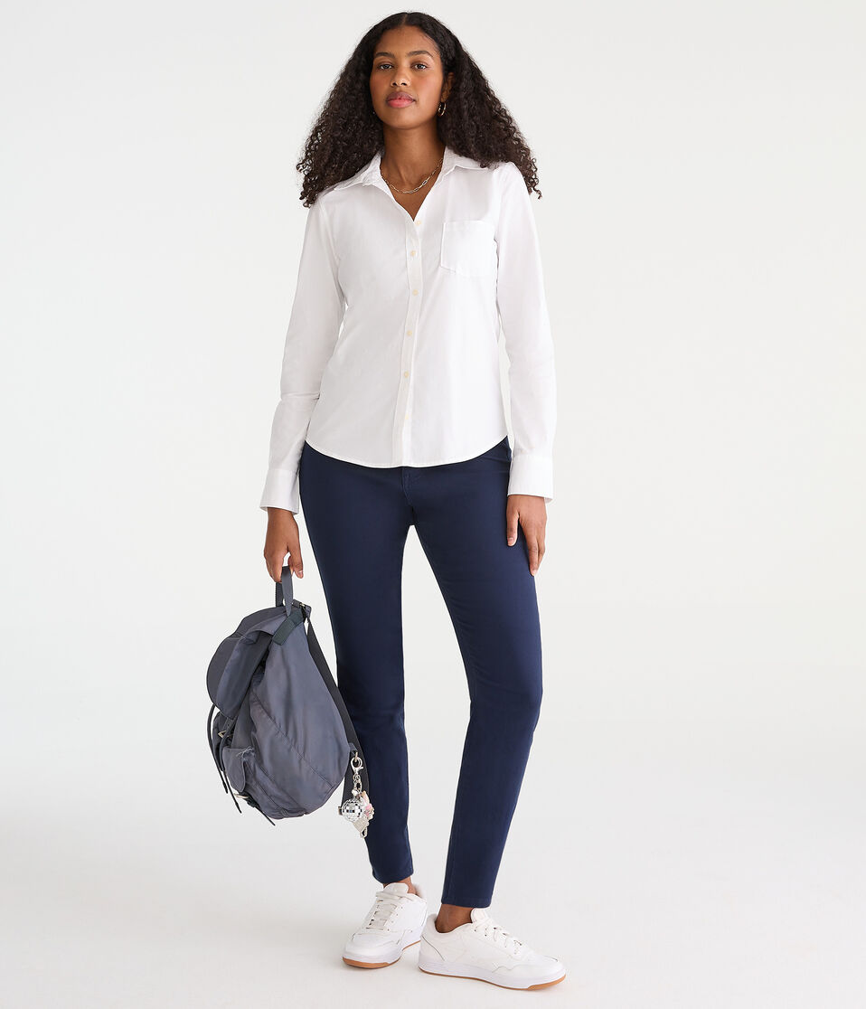 Aéropostale Curvy Seriously Stretchy High-Rise Uniform Jeggings Navy Prep