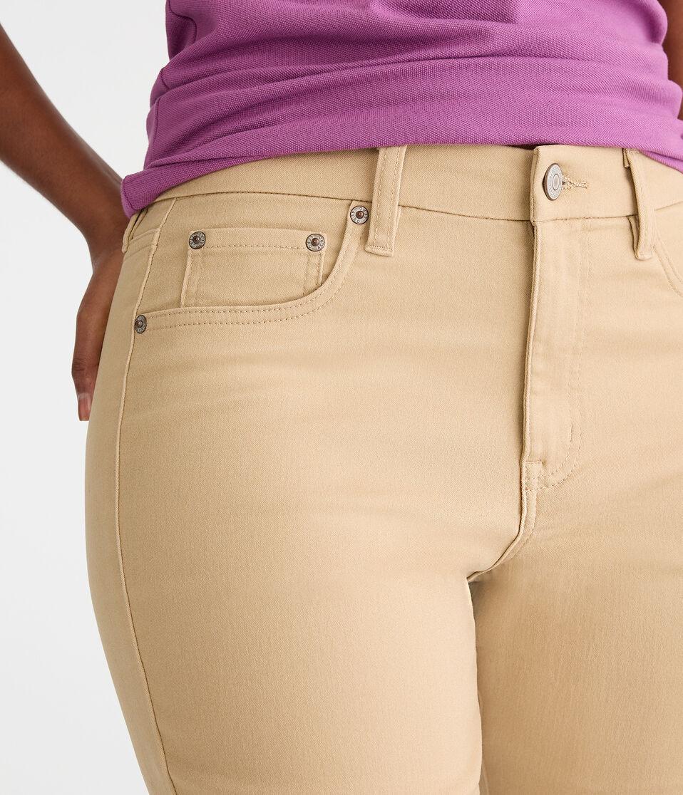 Aéropostale Curvy Seriously Stretchy High-Rise Uniform Jeggings Summer Tan