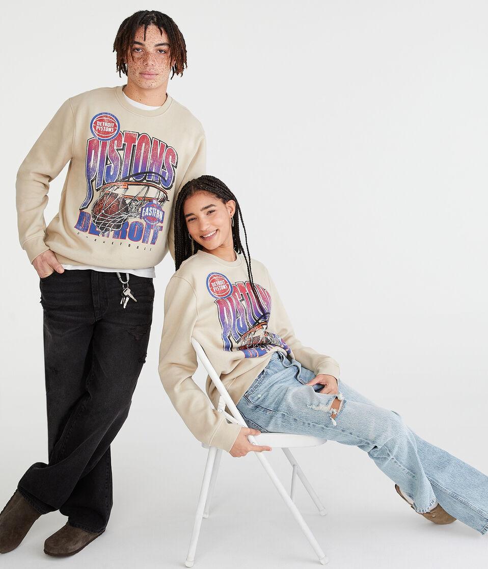 Aéropostale Detroit Pistons Crew Sweatshirt Canvas Tote