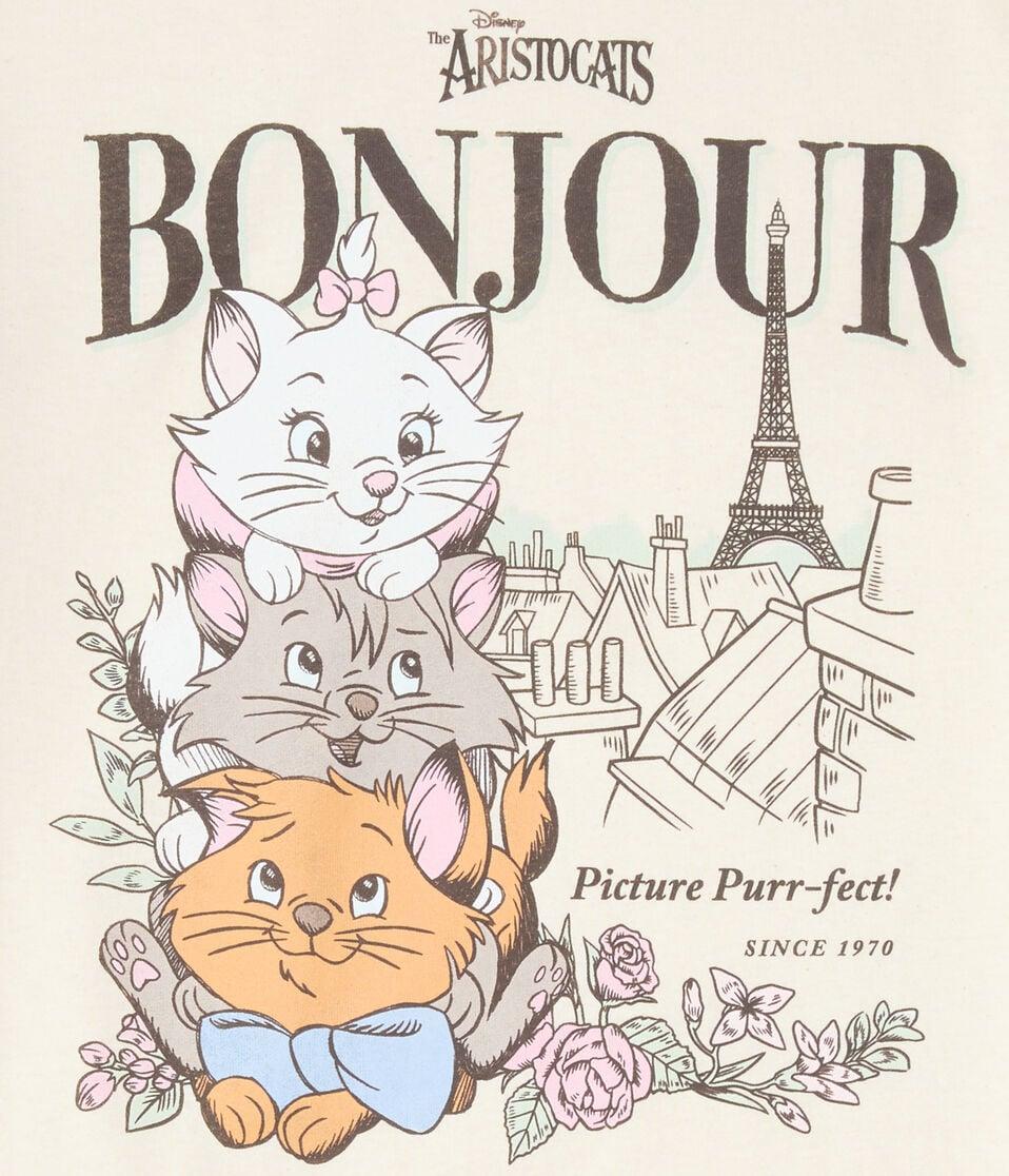 Aéropostale Disney The Aristocats Oversized Graphic Tee Cream