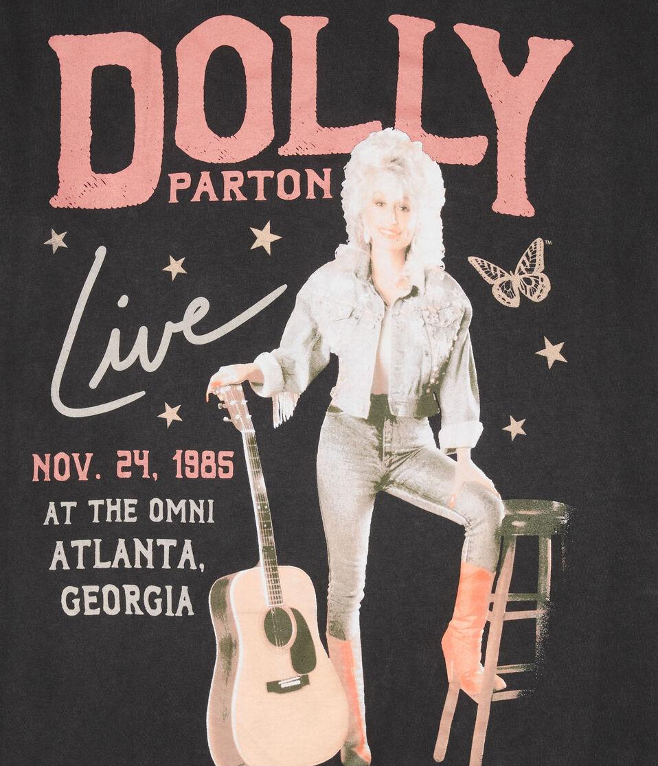 Aéropostale Dolly Parton Tour Relaxed Graphic Tee Black