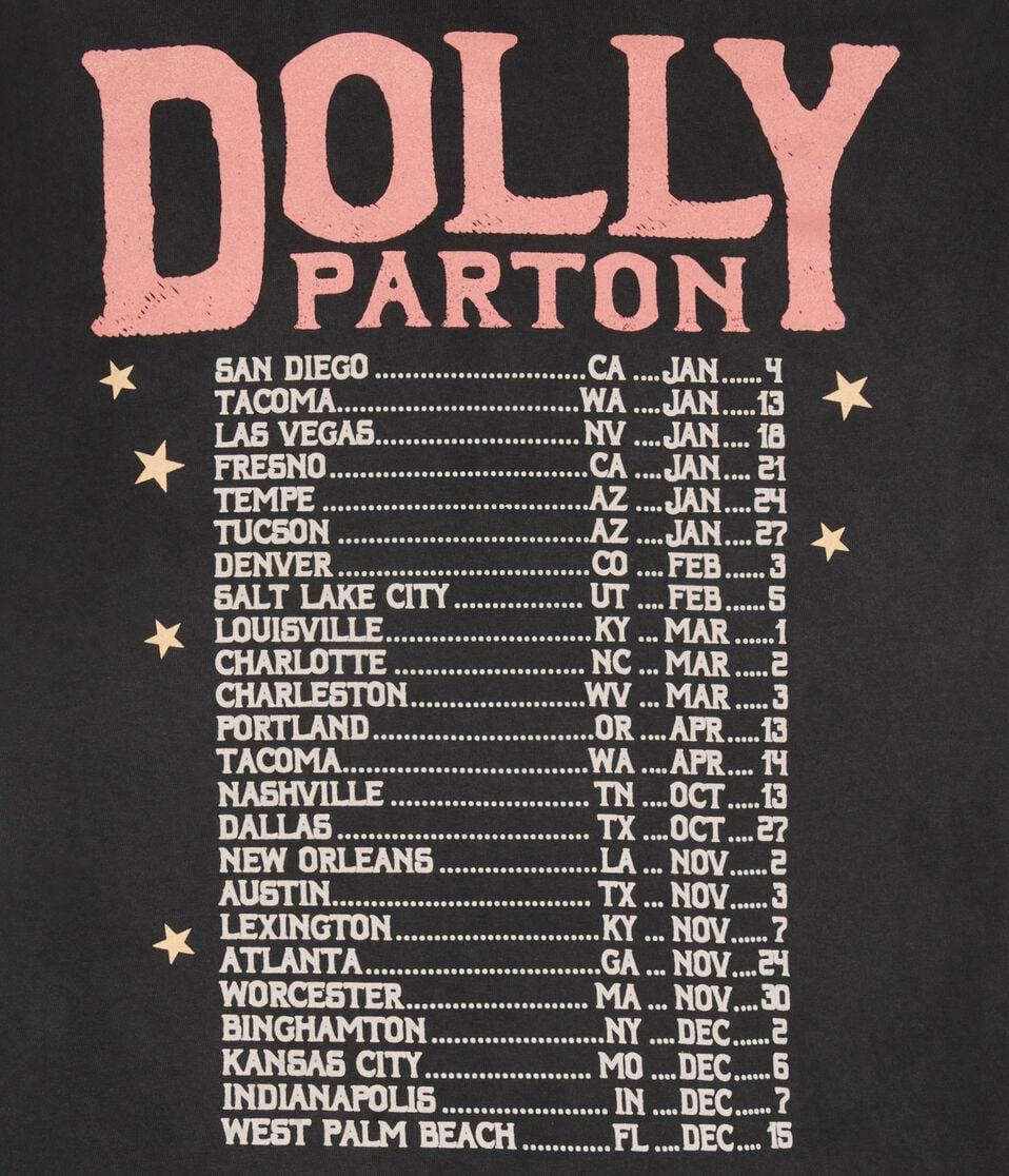 Aéropostale Dolly Parton Tour Relaxed Graphic Tee Black