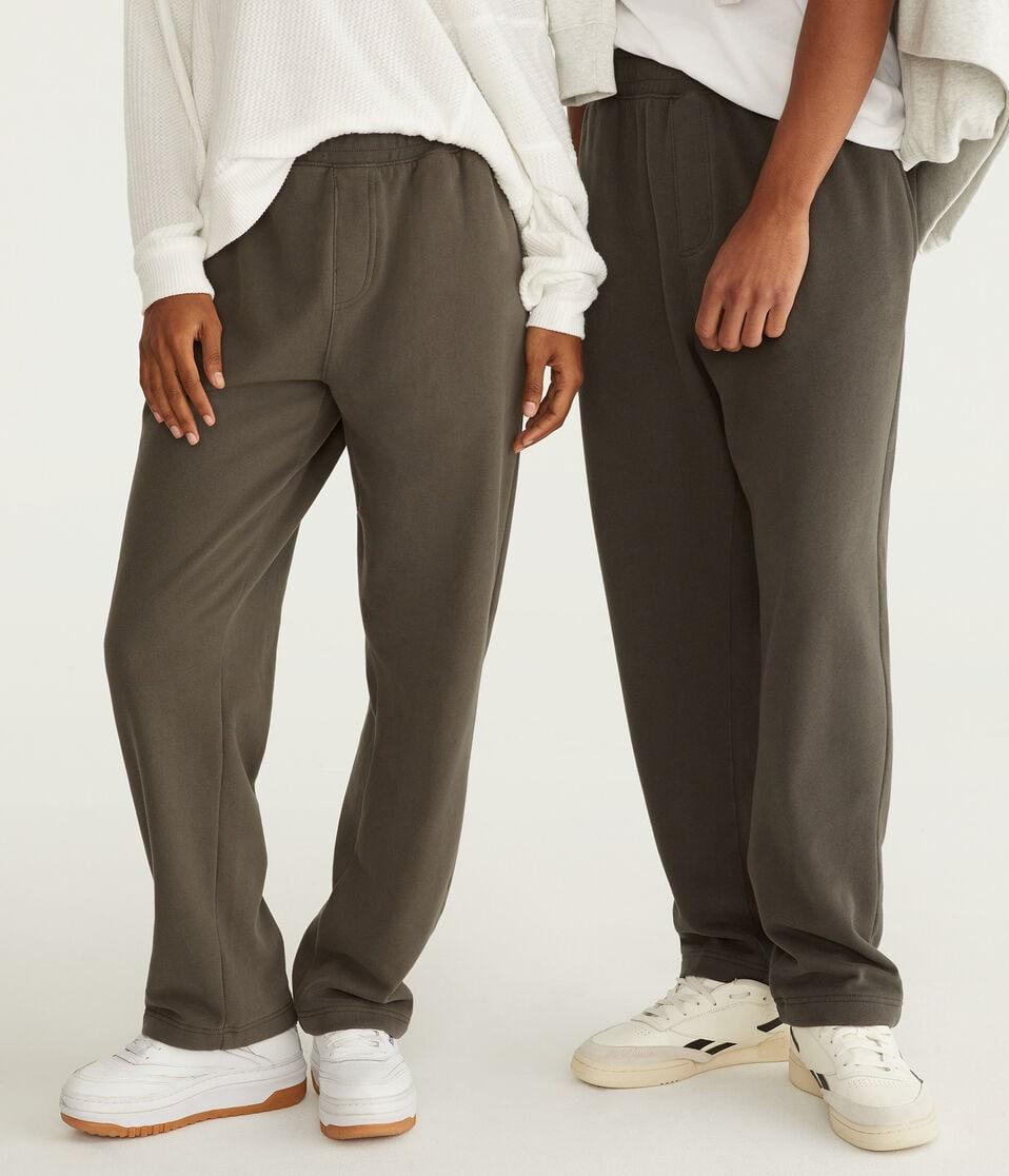 aéropostale Essentials Straight Leg Sweatpants antique tin