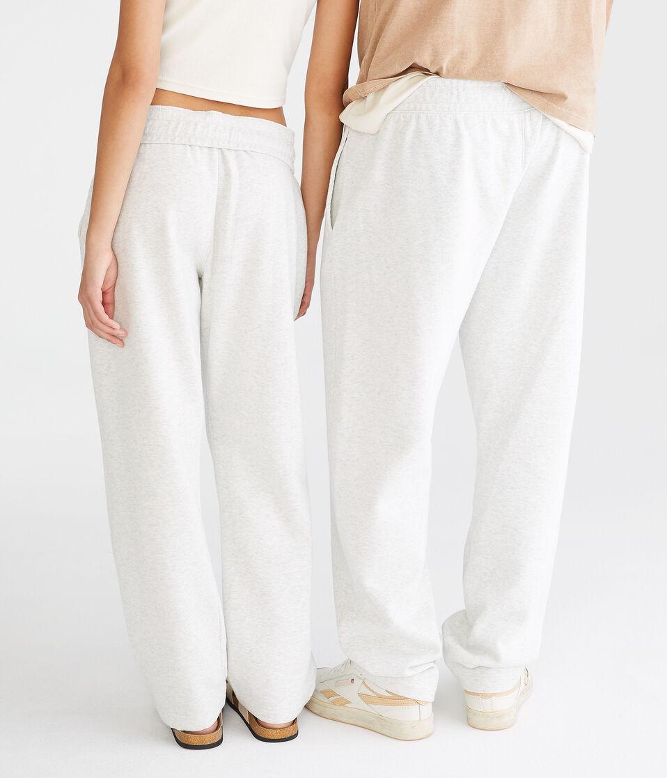 Aéropostale Essentials Straight Leg Sweatpants Lightest Heather Grey