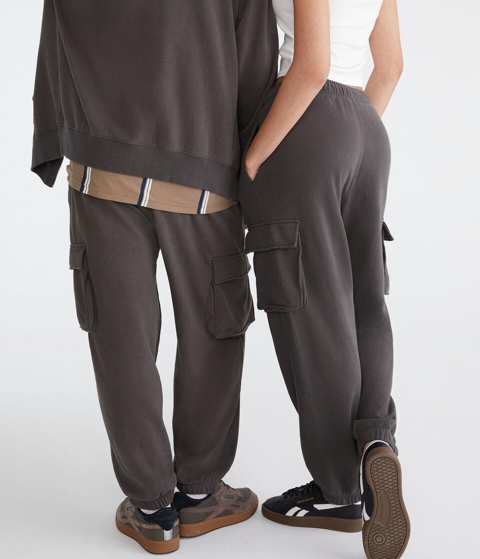 Aéropostale Essentials Washed Cargo Joggers Antique Tin