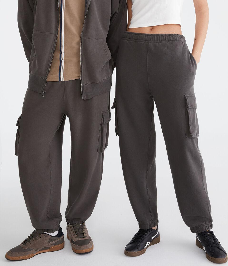 aéropostale Essentials Washed Cargo Joggers antique tin