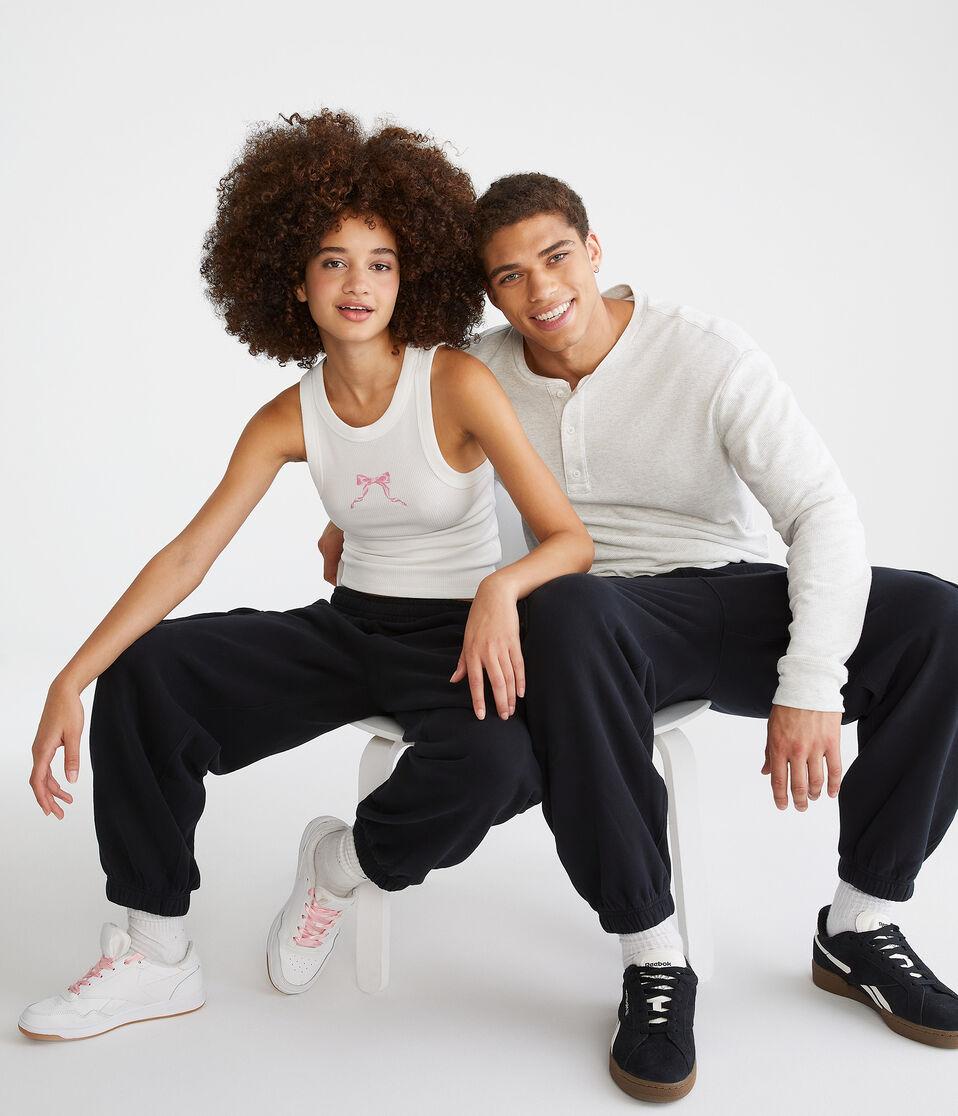 Aéropostale Essentials Washed Cargo Joggers Black Fox