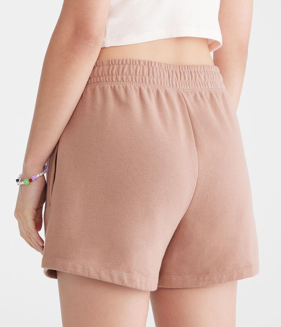 Aéropostale Fleece Slouchy Shorts Polished Mahogany
