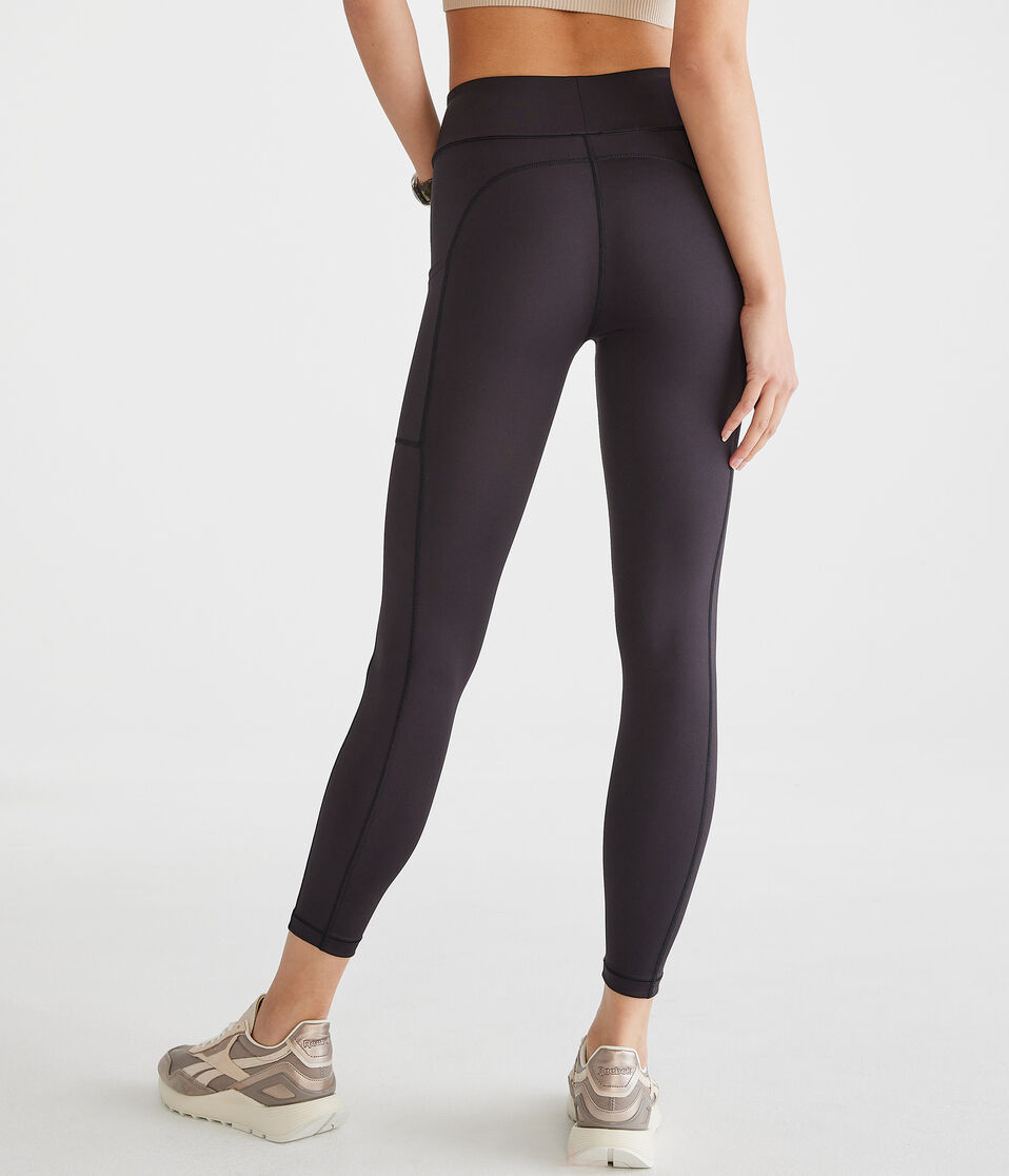 Aéropostale Flex High-Rise Pocket Leggings Black Fox