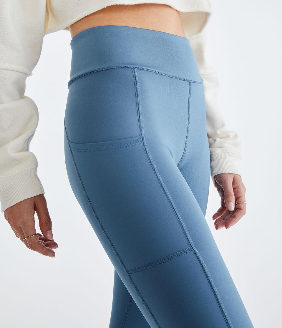 Aéropostale Flex High-Rise Pocket Leggings Blue Mirage