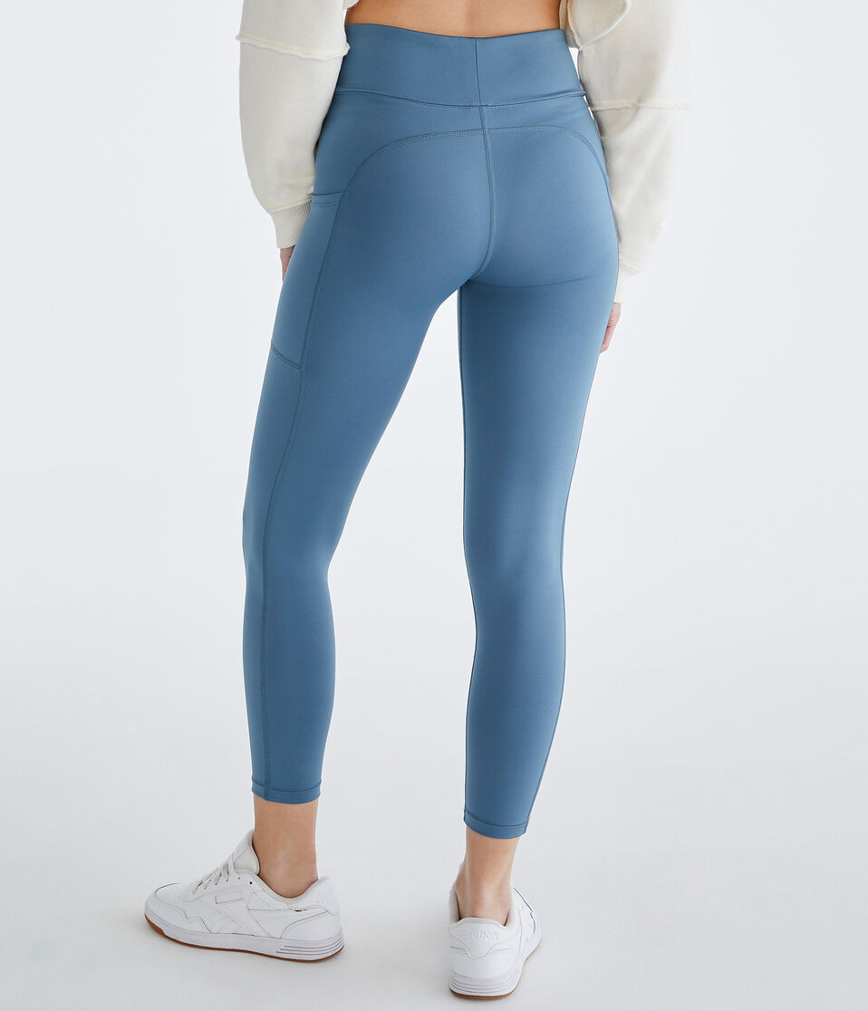 Aéropostale Flex High-Rise Pocket Leggings Blue Mirage