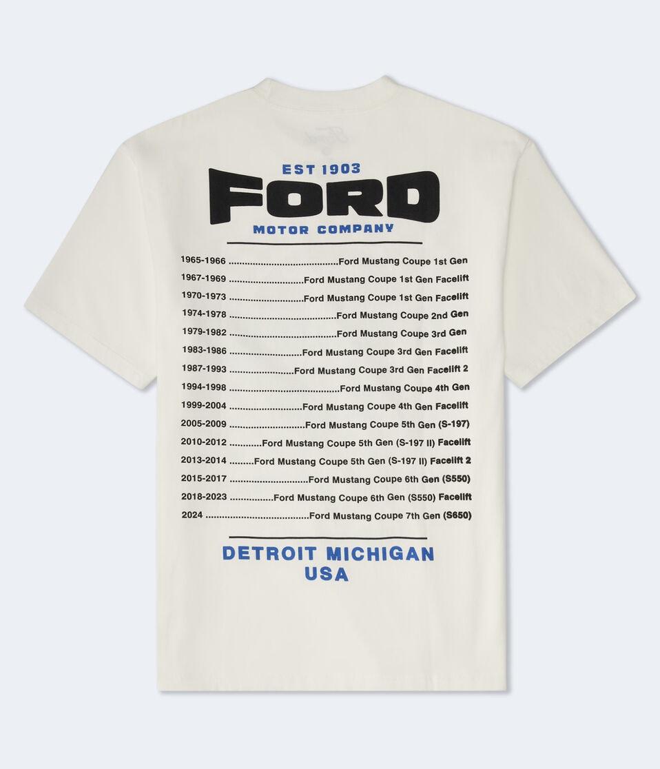 Aéropostale Ford Motor Company Relaxed Graphic Tee White