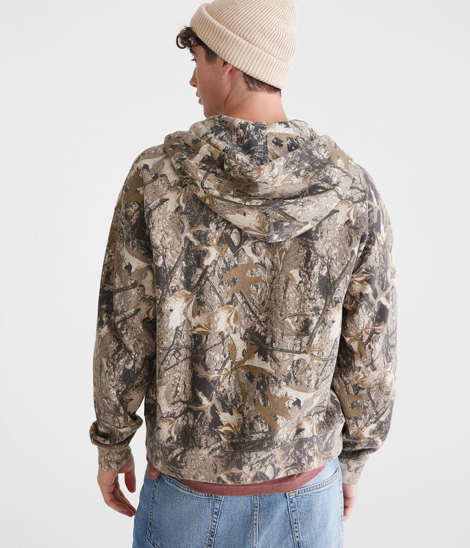 Aéropostale Forest Camo Boxy Full-Zip Hoodie Garland